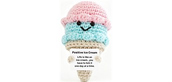Gestrickter Positiver Freund Icecream 10.5 cm