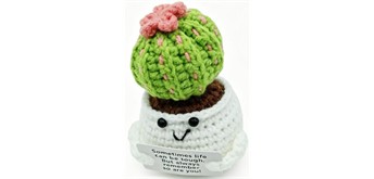 Gestrickter Positiver Freund Kaktus 11.5 cm