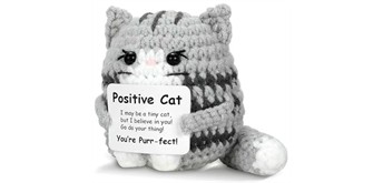 Gestrickter Positiver Freund Katze 8.5 cm