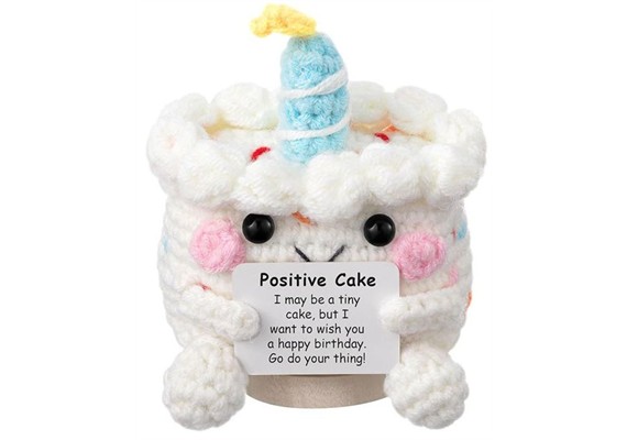 Gestrickter Positiver Freund Kuchen 8.5 cm