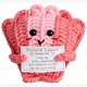 Gestrickter Positiver Freund Muschel 9 cm