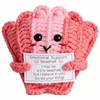 Gestrickter Positiver Freund Muschel 9 cm
