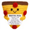 Gestrickter Positiver Freund Pizza 7.5 cm