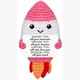 Gestrickter Positiver Freund Rakete 12 cm