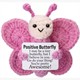 Gestrickter Positiver Freund Schmetterling 8 cm