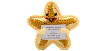 Gestrickter Positiver Freund Seestern 10.5 cm