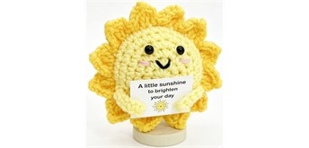 Gestrickter Positiver Freund Sonne 8.5 cm