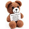 Gestrickter Positiver Freund Teddybär 13 cm