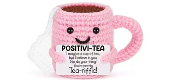 Gestrickter Positiver Freund Tee 6.5 x 10 cm