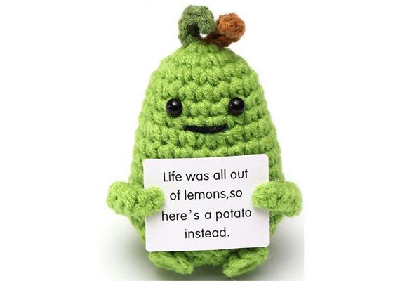 Gestrickter Positiver Kartoffel 8.5 cm