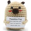 Gestrickter Positiver Mops 7.5 cm