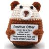 Gestrickter Positiver Otter 8 cm