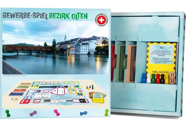 Gewerbe-Spiel Brettspiel Bezirk Olten