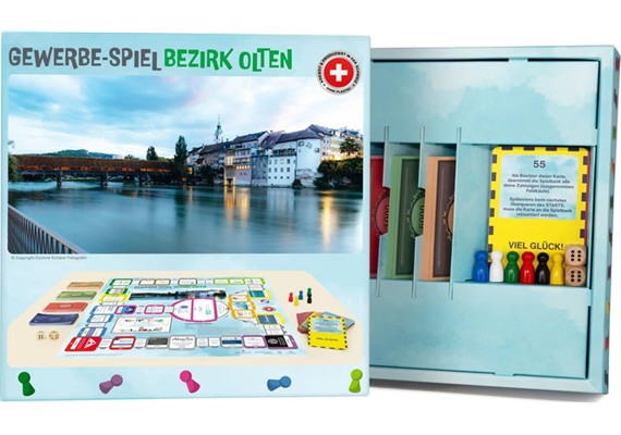 Gewerbe-Spiel Brettspiel Bezirk Olten