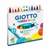 Giotto Filzstifte Turbo Maxi 5mm 12 Stück Kartonetui