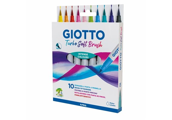 Giotto Pinselstifte Turbo Soft Brush 10 Stück