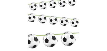 Girlande Fussball 12 Meter XXL, beidseitig