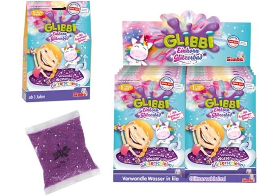 Glibbi Einhorn Glitzerbad