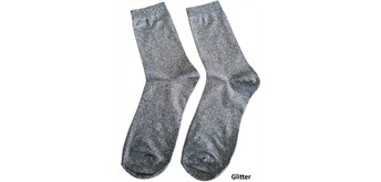 Glitzersocken 2512-200-1 Grösse 38 - 45 Dunkelgrau
