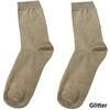 Glitzersocken 2512-200-3 Grösse 38 - 45 Braun