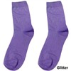 Glitzersocken 2512-200-4 Grösse 38 - 45 Lila