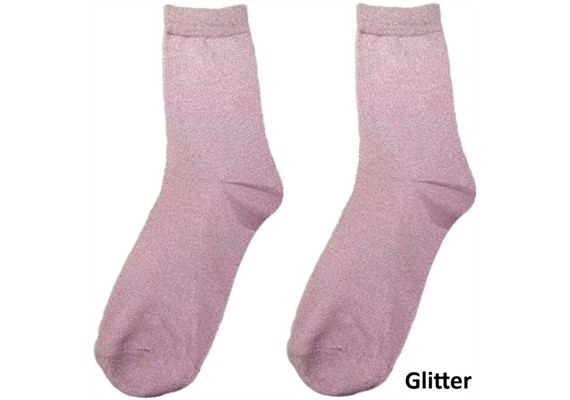 Glitzersocken 2512-200-5 Grösse 38 - 45 Pink