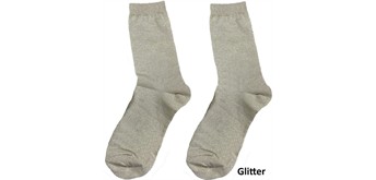 Glitzersocken 2512-200-6 Grösse 38 - 45 Weiss