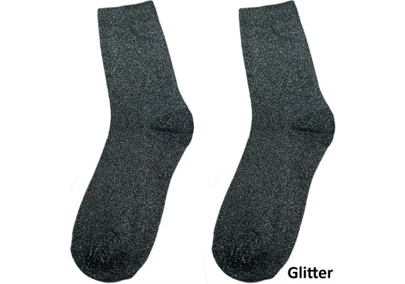 Glitzersocken 2512-200-7 Grösse 38 - 45 Grün