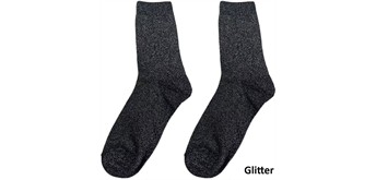 Glitzersocken 2512-200-8 Grösse 38 - 45 Schwarz
