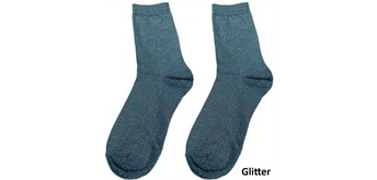Glitzersocken 2512-200-9 Grösse 38 - 45 Blau