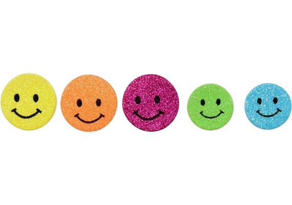 Glorex 2247 705 Moosgummi Sticker Smileys 30 St.
