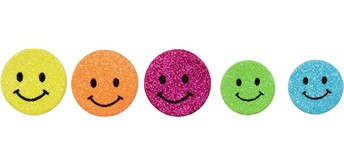 Glorex 2247 705 Moosgummi Sticker Smileys 30 St.