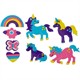 Glorex 2247 706 Moosgummi Sticker Einhorn 28 St.
