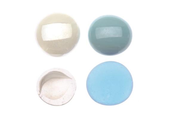 Glorex Glasnuggets 200 g, 20 mm blau/weiss/hellblau