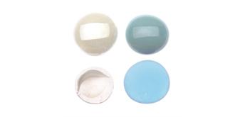 Glorex Glasnuggets 200 g, 20 mm blau/weiss/hellblau