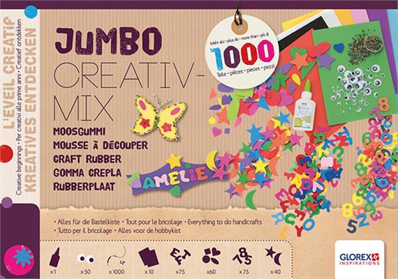 Glorex - Jumbo Moosgummi Set Creativ Mix