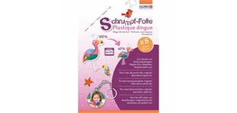 Glorex Schrumpffolie transparent 5 Bogen