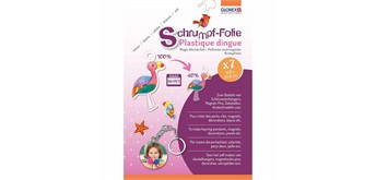 Glorex Schrumpffolie transparent 7 Bogen