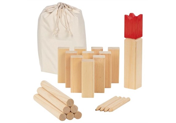 Goki 56324 Kubb Wikinger Schach Spiel 25 cm