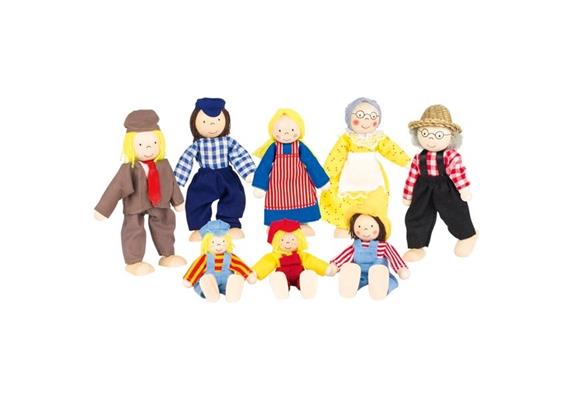 Goki - Biegepuppen Bauernfamilie II