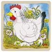 Goki Schichtenpuzzle Das Huhn | Bild 4