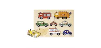 Goki Steckpuzzle Verkehrsmittel 30 x 21 cm