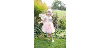 Great Pretenders 35813 Butterfly Bliss Kleid Pfirsich, Grösse 3–4 Jahre