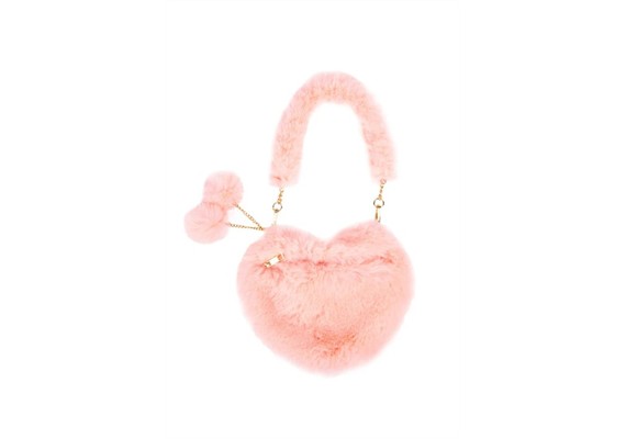 Great Pretenders 83341 Pfirsichfarbene Pelztasche