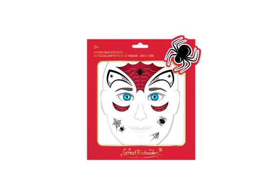 Great Pretenders Gesicht Stickers Spider