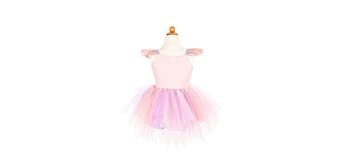 Great Pretenders Rosa schimmerndes Einhornkleid und Stirnband