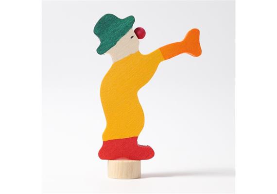 Grimm's 03830 Steckfigur Clown mit Trompete