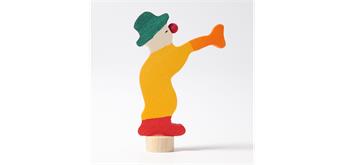 Grimm's 03830 Steckfigur Clown mit Trompete