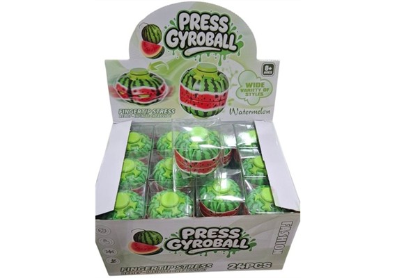 Gyroball Fidget Spinner Wassermelone 1 Stück