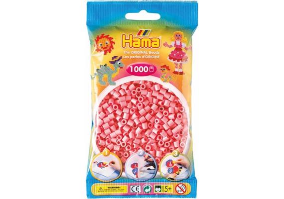 HAMA 207-06 - Bügelperlen Hellrot 1000 Stück